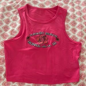 waikiki beach honolulu. HI tank top